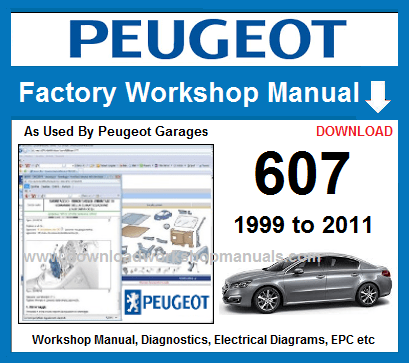 Peugeot 607 Service Repair Workshop Manual Download